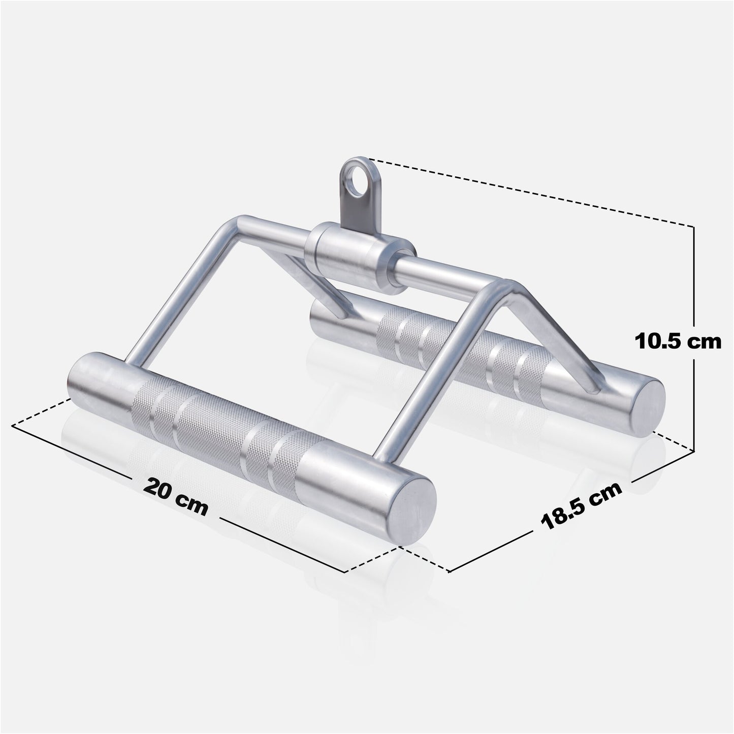 Parallel Griff, Rudergriff inkl. Gelenk Chrom