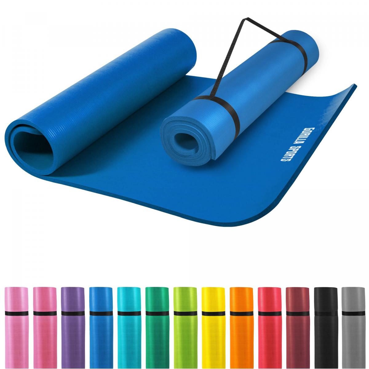 Yogamatten in verschiedenen Farben 190 x 100 x 1,5 cm