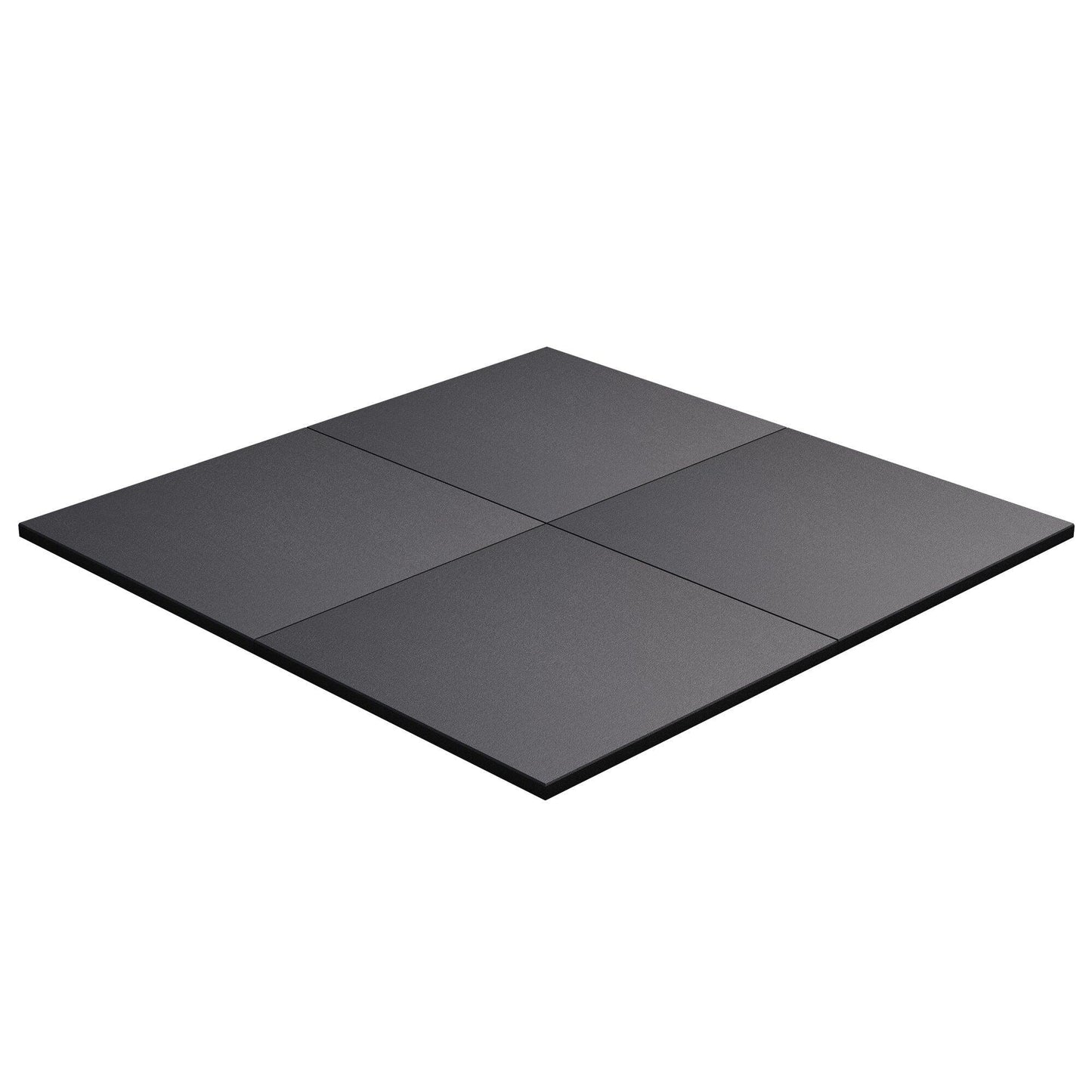 Bodenschutzmatten 4x 50x50x2cm schwarz - MAXXUS