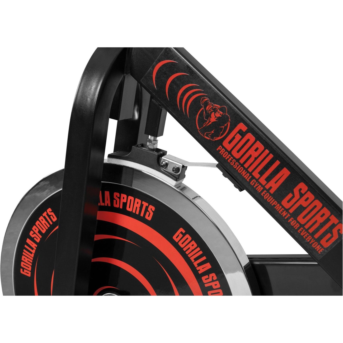 Indoor Cycling Fahrrad Schwarz/Rot - MAXXUS