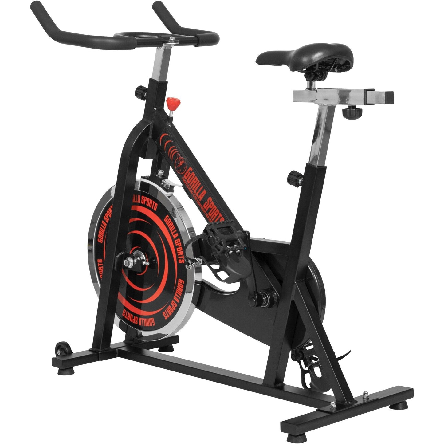 Indoor Cycling Fahrrad Schwarz/Rot - MAXXUS