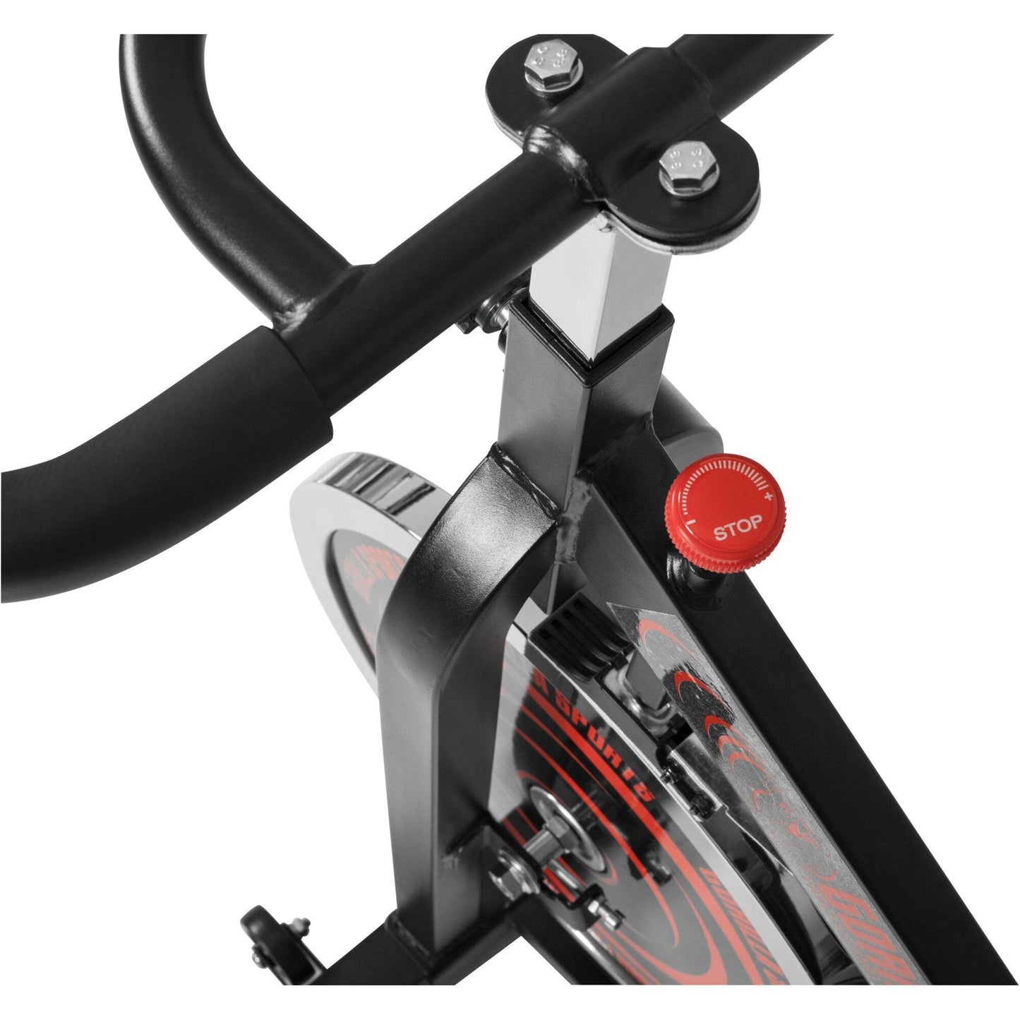 Indoor Cycling Fahrrad Schwarz/Rot - MAXXUS