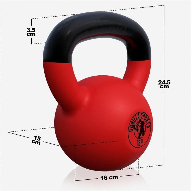 Kettlebell Gummi 2 - 32 kg - MAXXUS
