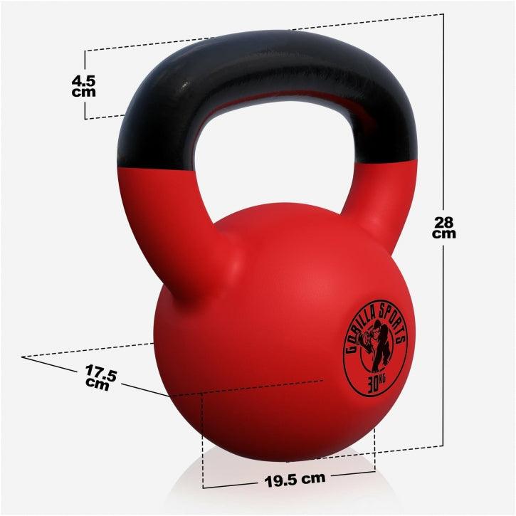 Kettlebell Gummi 2 - 32 kg - MAXXUS