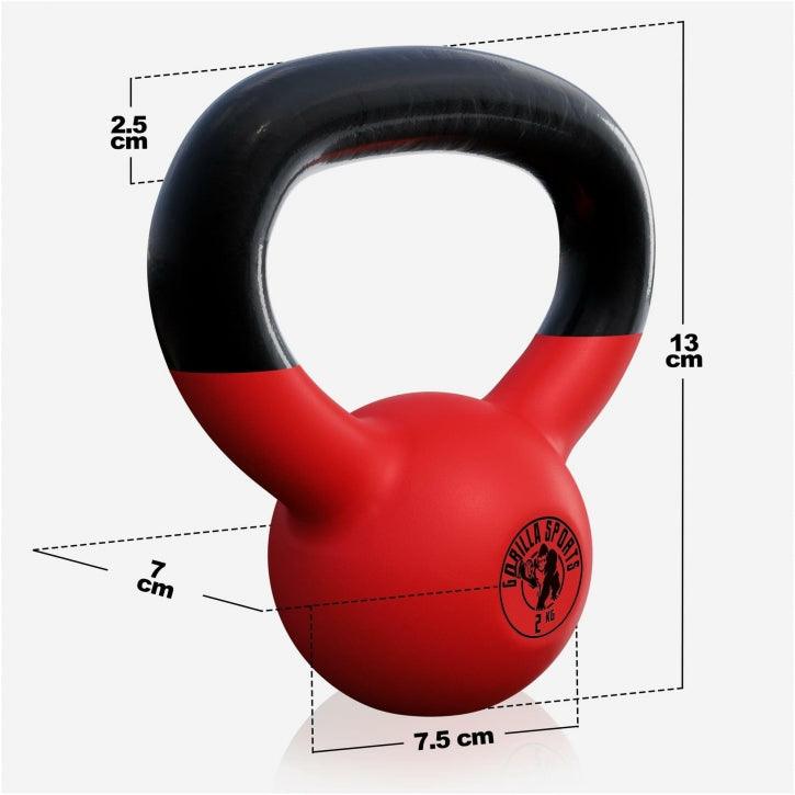 Kettlebell Gummi 2 - 32 kg - MAXXUS