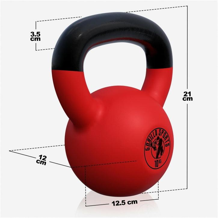 Kettlebell Gummi 2 - 32 kg - MAXXUS