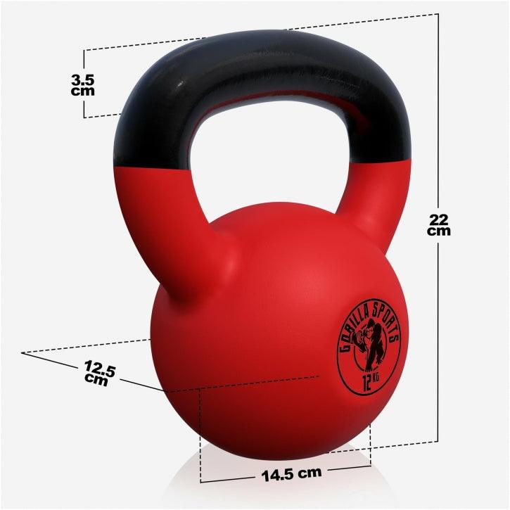 Kettlebell Gummi 2 - 32 kg - MAXXUS