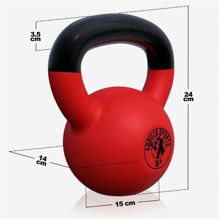 Kettlebell Gummi 2 - 32 kg - MAXXUS