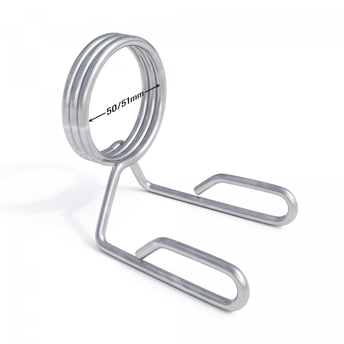 Verschluss Feder Chrom 50/51 mm - MAXXUS