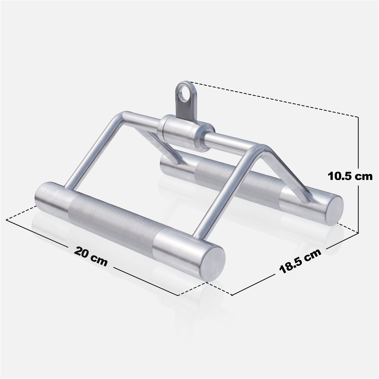 Parallel Griff, Rudergriff inkl. Gelenk Chrom