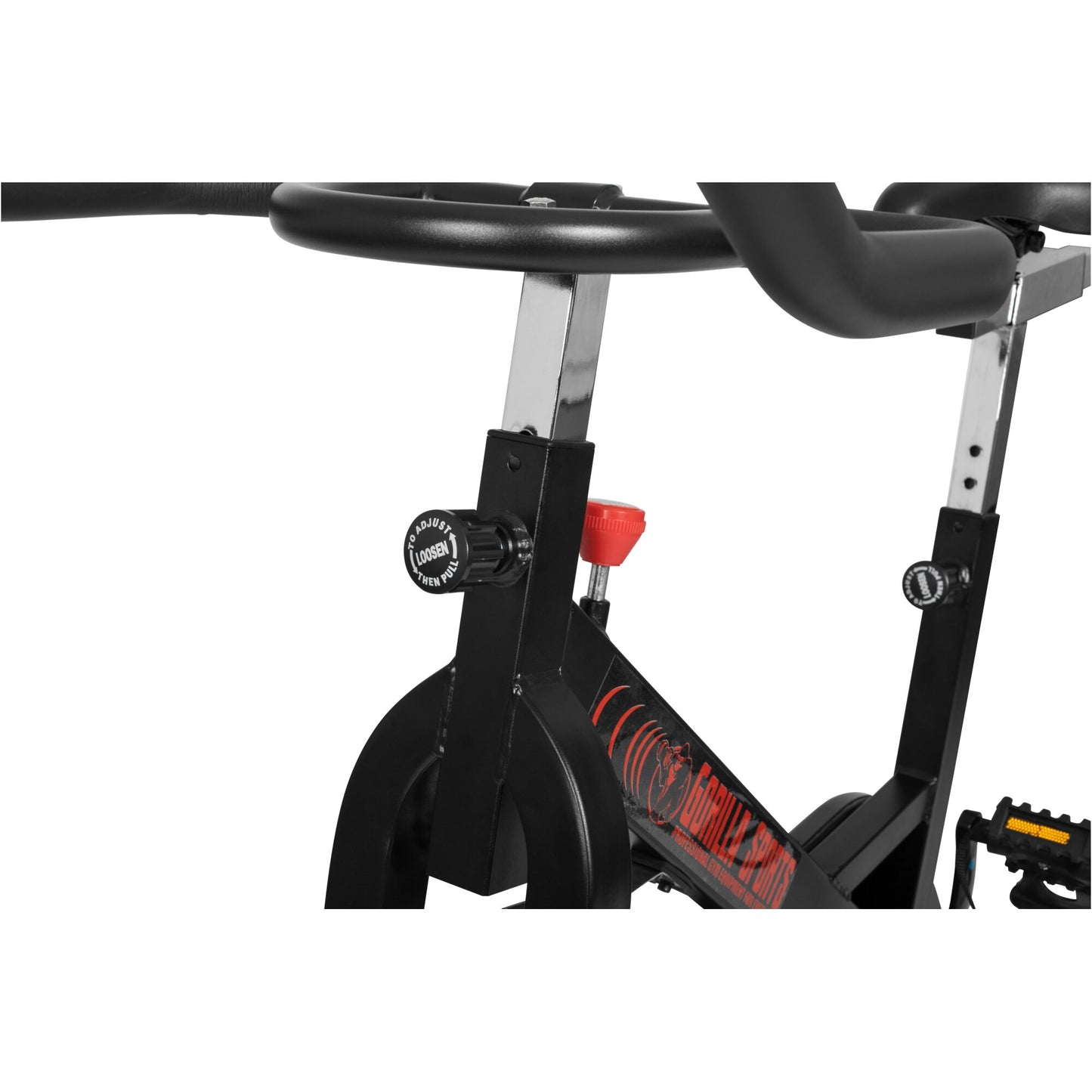 Indoor Cycling Fahrrad Schwarz/Rot
