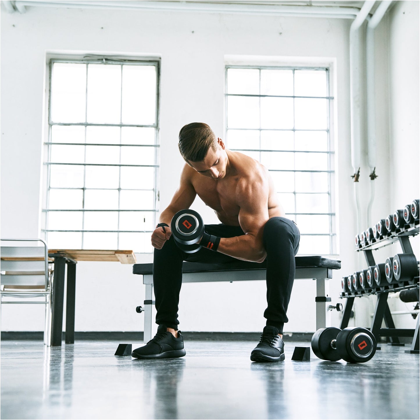 Kurzhantel Profi Gummi 2,5 kg - 50 kg