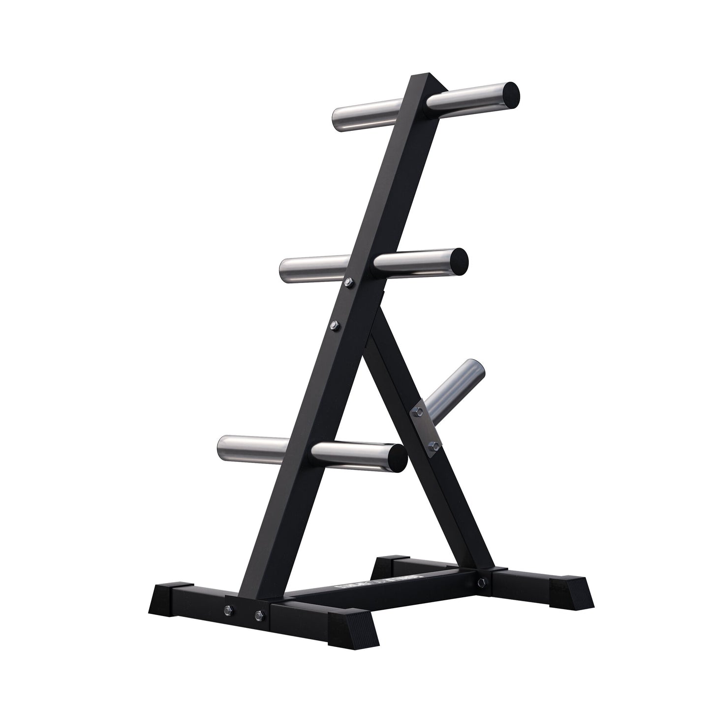 Hantelscheibenständer mit 4 Aufnahmen 50/51mm schwarz/weiß