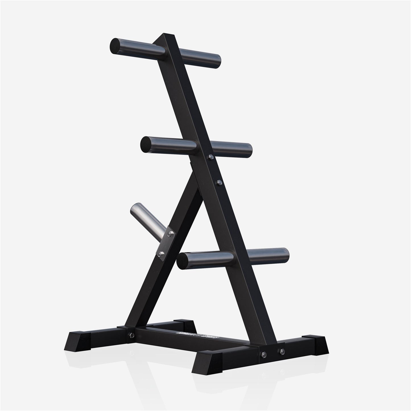 Hantelscheibenständer mit 4 Aufnahmen 50/51mm schwarz/weiß