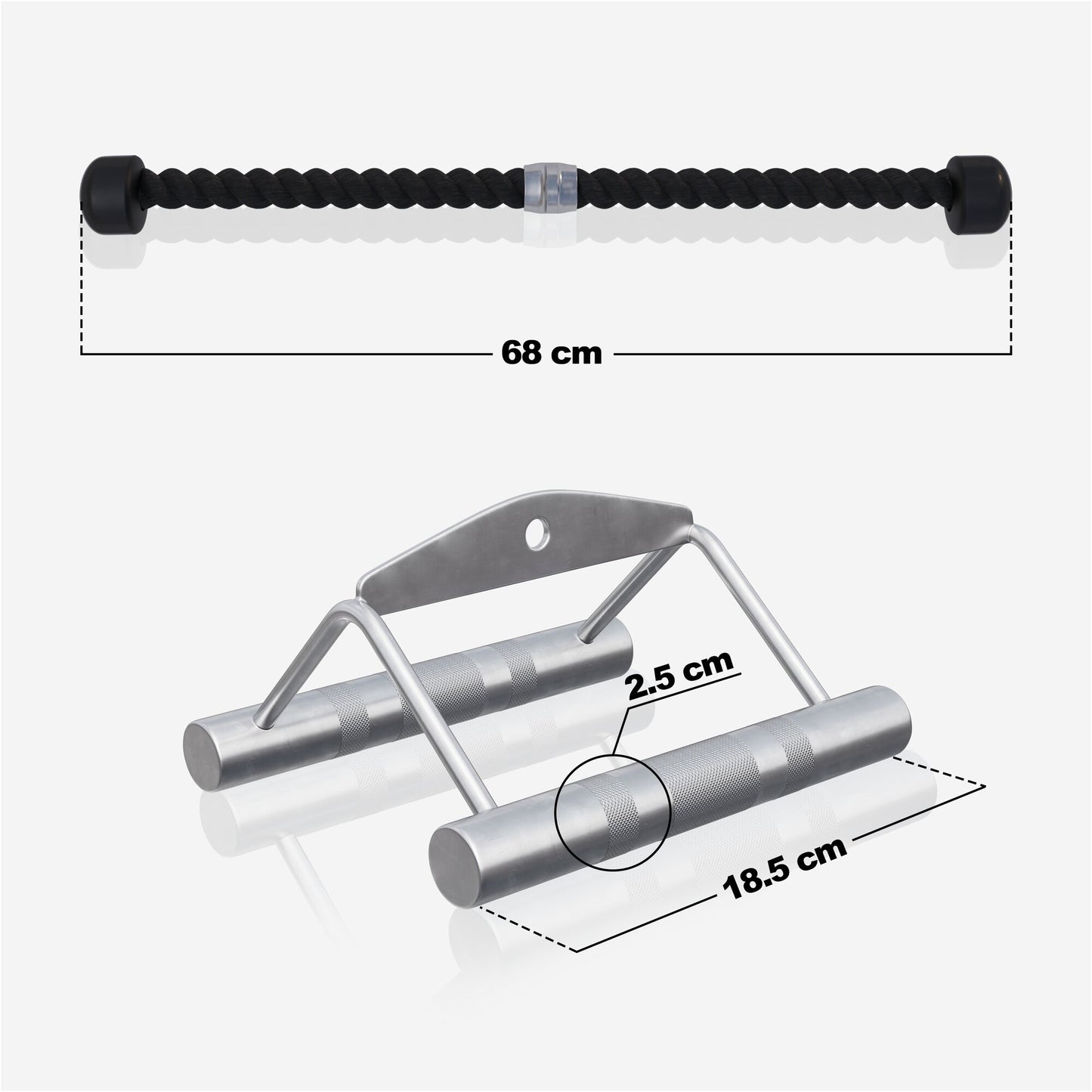 Rudergriff Set (Nylon Seil, Rudergriff)