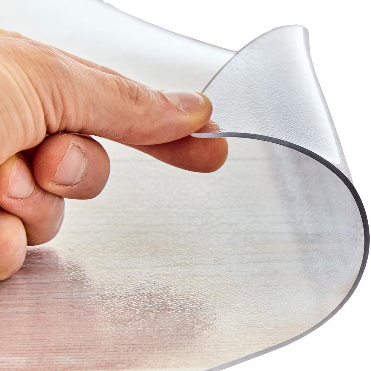 Bodenschutzmatte, transparent 130 x 80 cm - MAXXUS