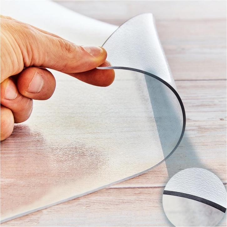 Bodenschutzmatte, transparent 130 x 80 cm - MAXXUS