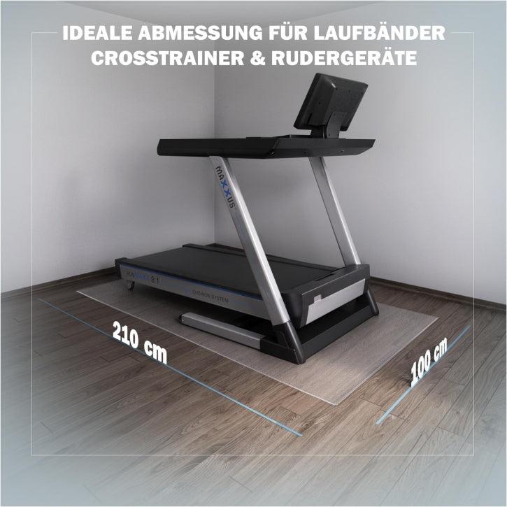 Bodenschutzmatte, transparent 130 x 80 cm - MAXXUS