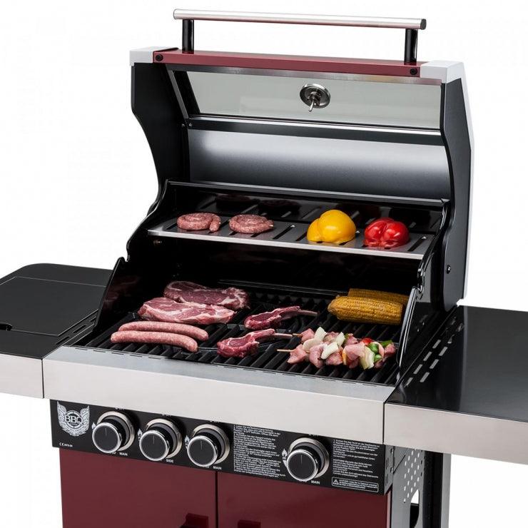 Gasgrill BBQ Chief 6.0 - Farbe rot - MAXXUS
