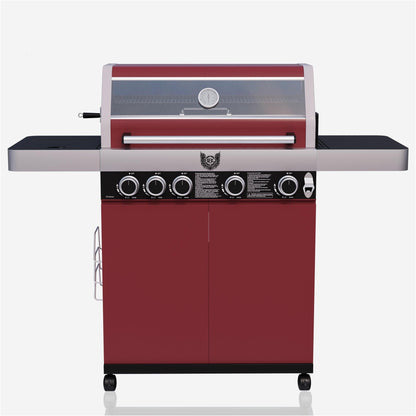 Gasgrill BBQ CHIEF 9.0, rot - MAXXUS