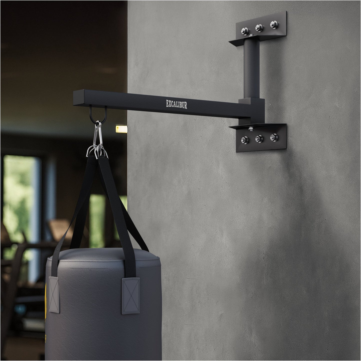 EXCALIBUR Wandhalter für Boxsäcke klappbar