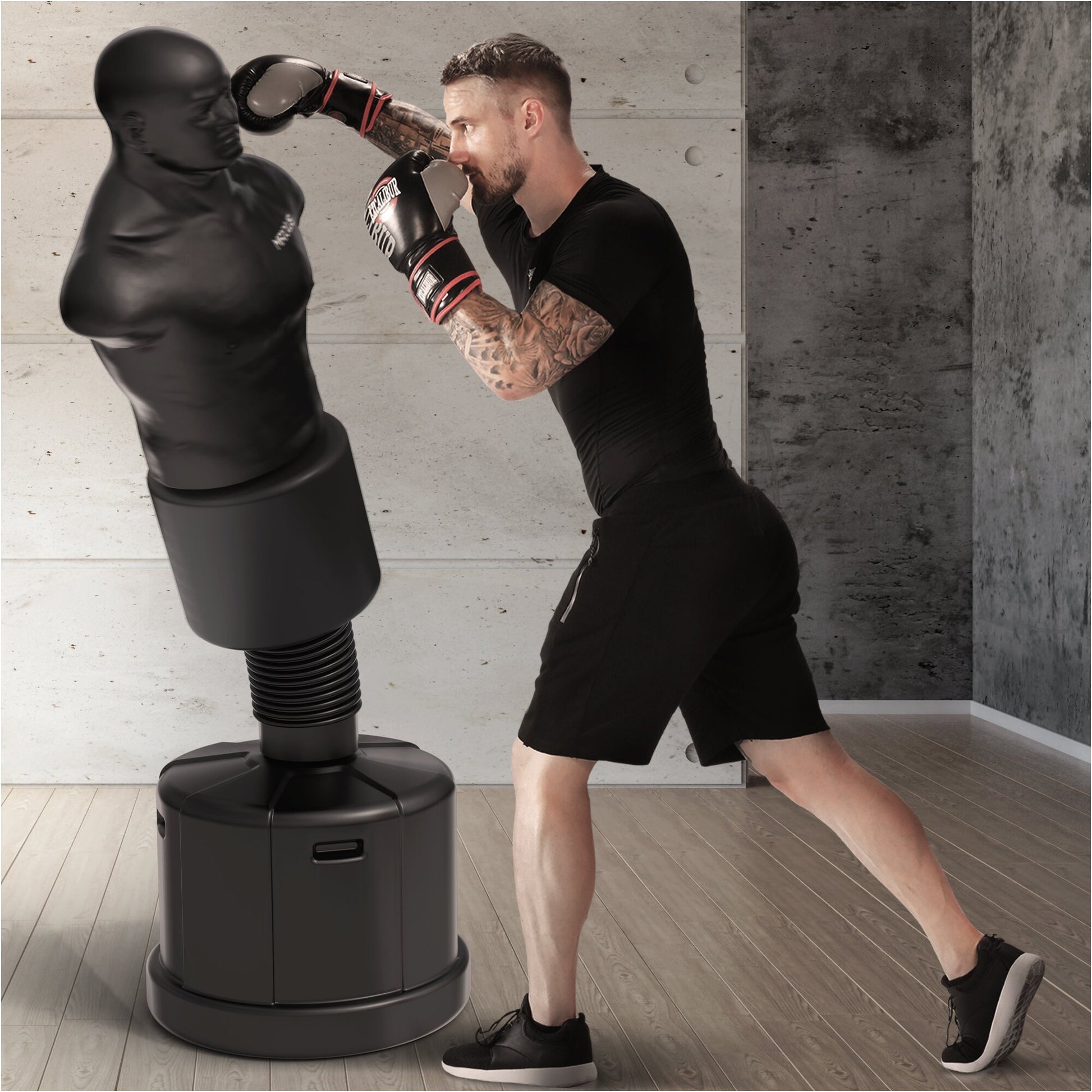 boxsack stehend mit handschuhen Boxsack stehend PRO Fighter höhenverstellbar – MAXXUS