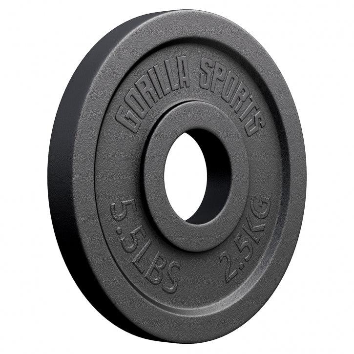 Hantelscheibe Olympia 50/51 mm Gusseisen 1,25 - 25 kg - MAXXUS