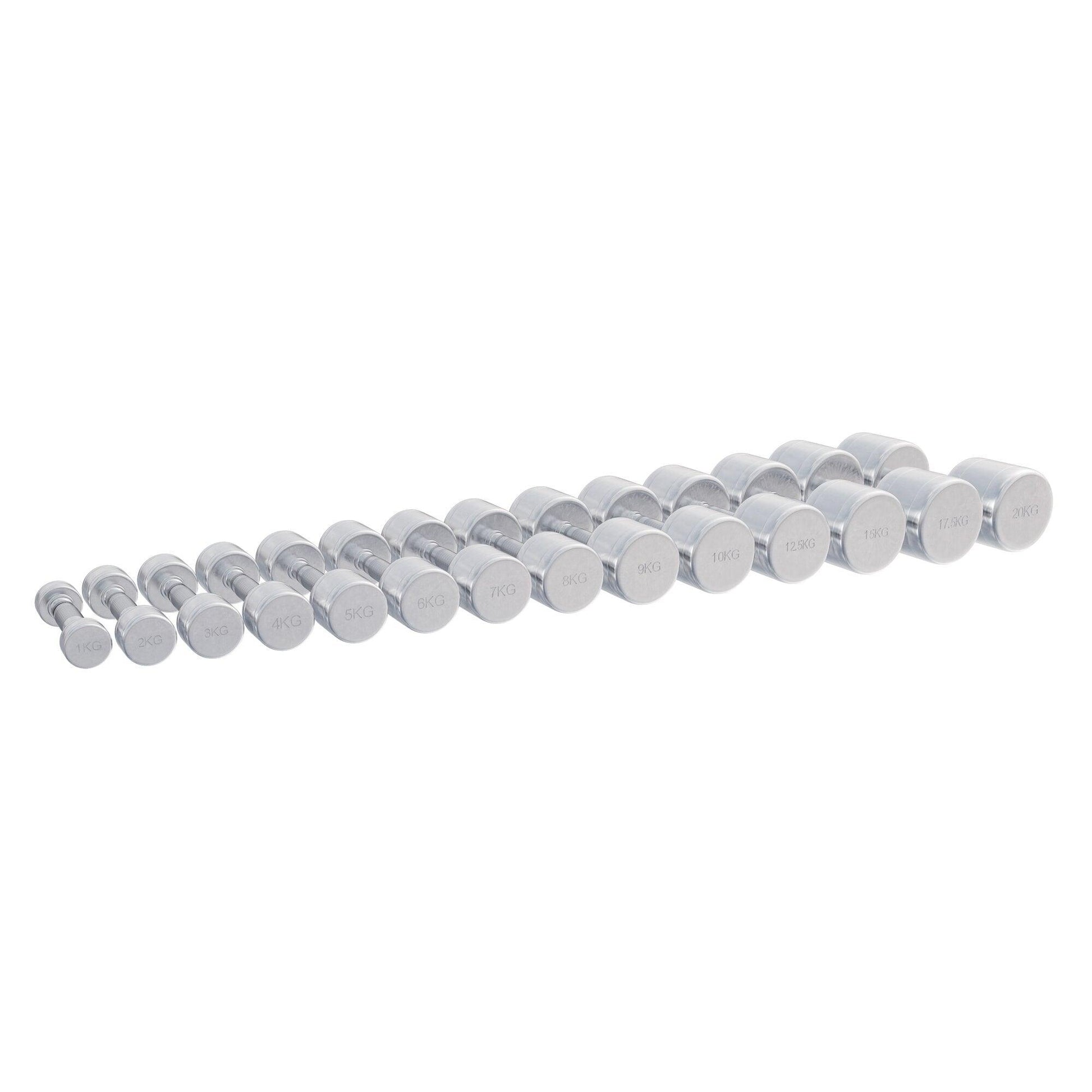 Kurzhantel Chrom 2 x 1 - 10 kg - MAXXUS