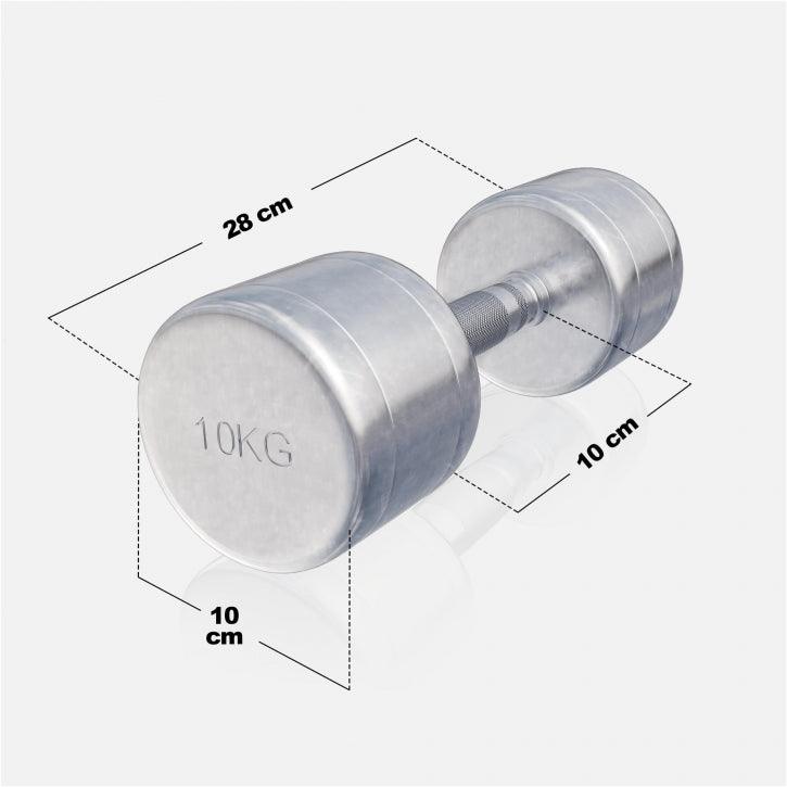 Kurzhantel Chrom 2 x 1 - 10 kg - MAXXUS