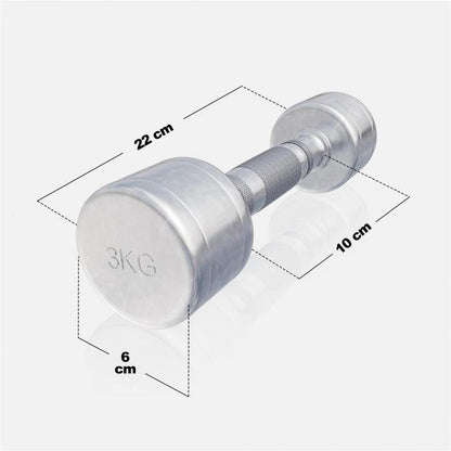 Kurzhantel Chrom 2 x 1 - 10 kg - MAXXUS
