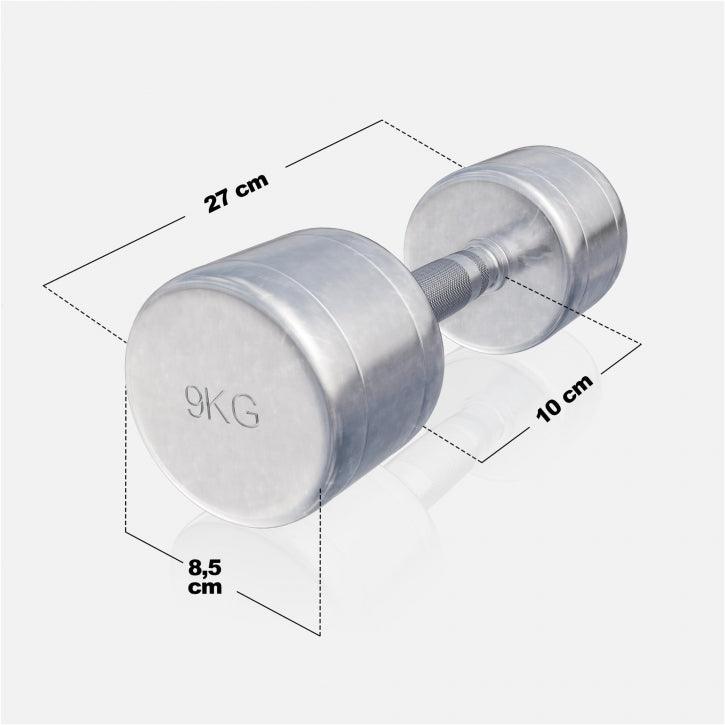 Kurzhantel Chrom 2 x 1 - 10 kg - MAXXUS