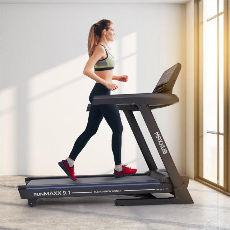Laufband RunMaxx 9.1, Farbe Schwarz - MAXXUS