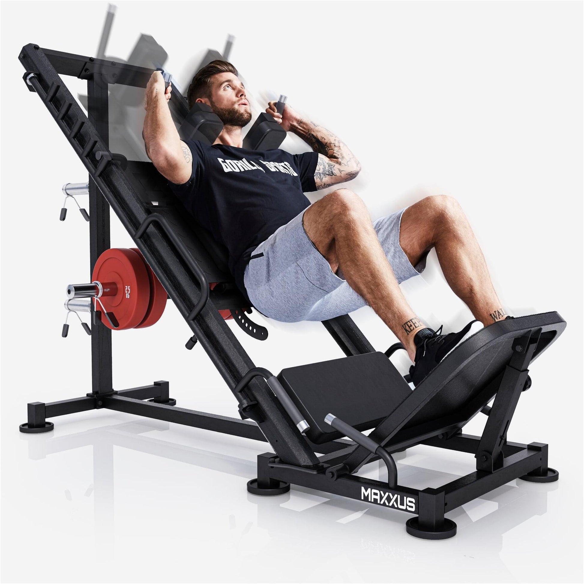 MAXXUS 2in1 Beinpresse - Hackenschmidt und Beinpresse - MAXXUS