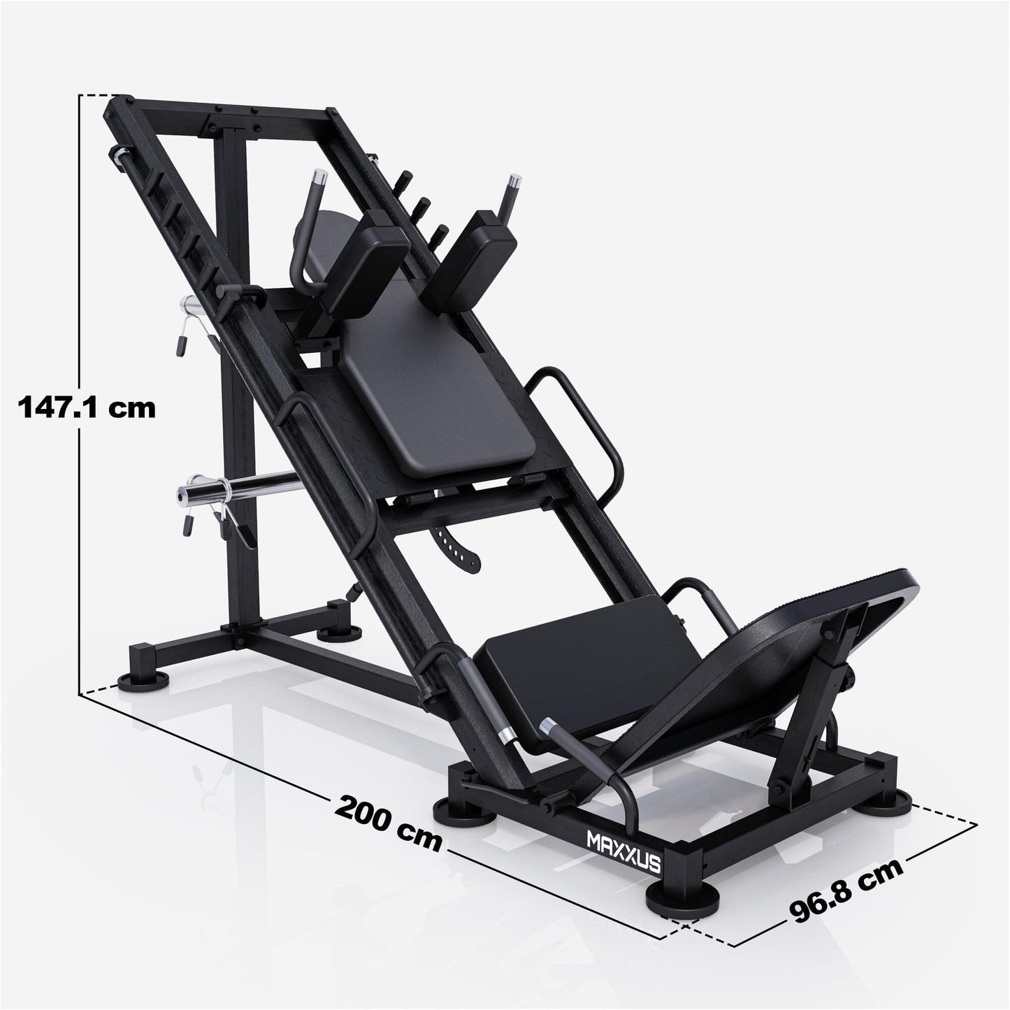 MAXXUS 2in1 Beinpresse - Hackenschmidt und Beinpresse - MAXXUS