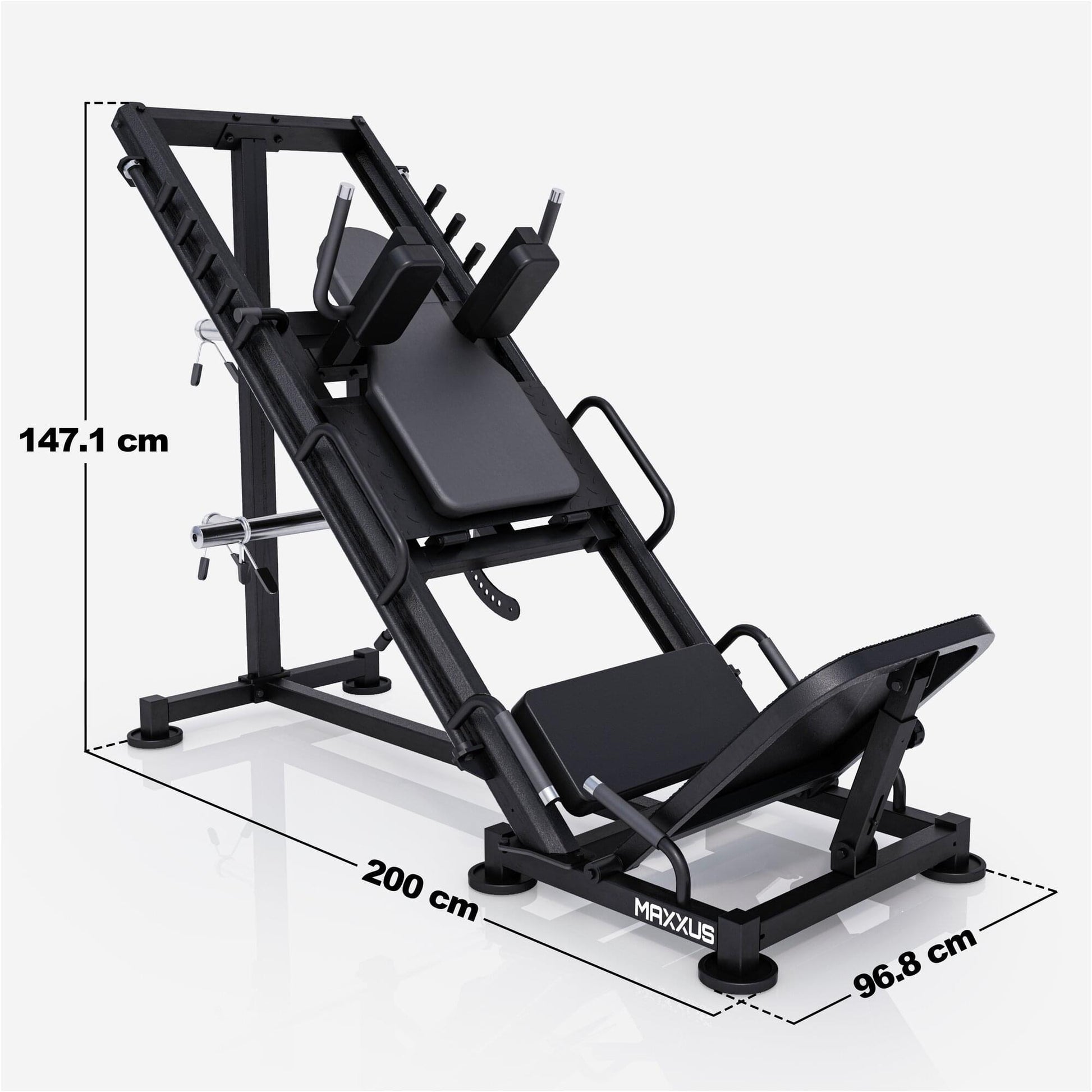 MAXXUS 2in1 Beinpresse - Hackenschmidt und Beinpresse - MAXXUS