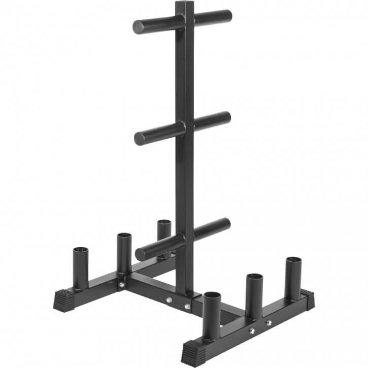 Rack for Olympic Plates & Bars schwarz - MAXXUS